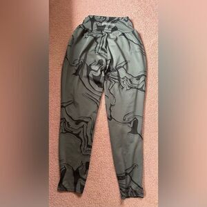 Gymshark GS Power Bottoms Swirl Patterned Women's Joggers High Rise Size Small